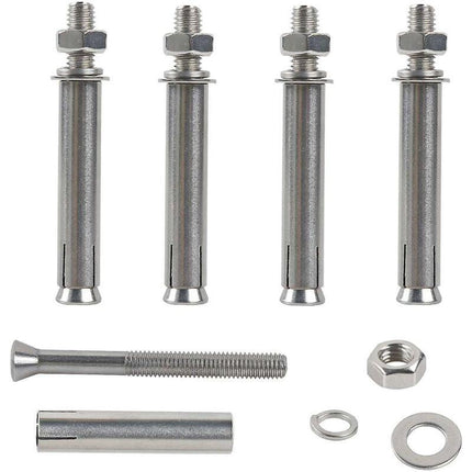 M8X80Mm Hex Expansion Bolts 304 Stainless Steel Expansion Screws Heavy Duty Concrete Anchors Fixing Screws For Wall.