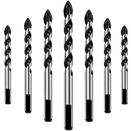 7 pcs Drill Bit Set For Tile, Glass, Concrete, Stone, Brick, Tiles, Ceramic And Mirrors(3Mm 4Mm 5Mm 6Mm 8Mm 10Mm 12Mm).