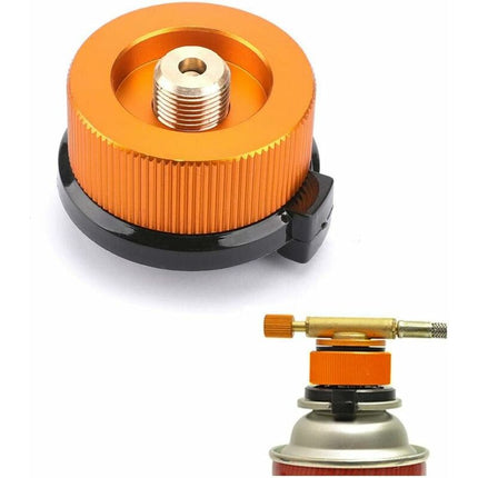 Camping Stove Gas Adapter Conversion Head Adapter For Canister Butane Screw Gas Cartridge Adapter Piston, Outdoor.