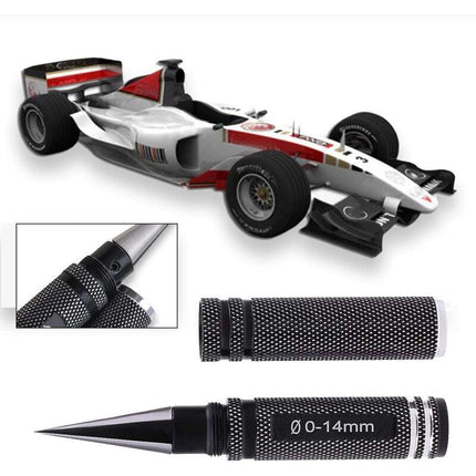 Hole Puncher Body Shell Hole Opener Reamer Expandable 0-14Mm Drill Diy Tool With Size Indicator For Rc Car Boat.
