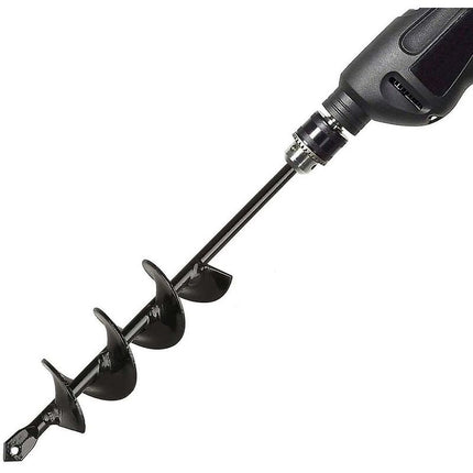 Garden Auger, Spiral Drill Gardening Tool For Planting Trees/Shrubs/Twist Drill/Planting Auger - 4×22Cm.