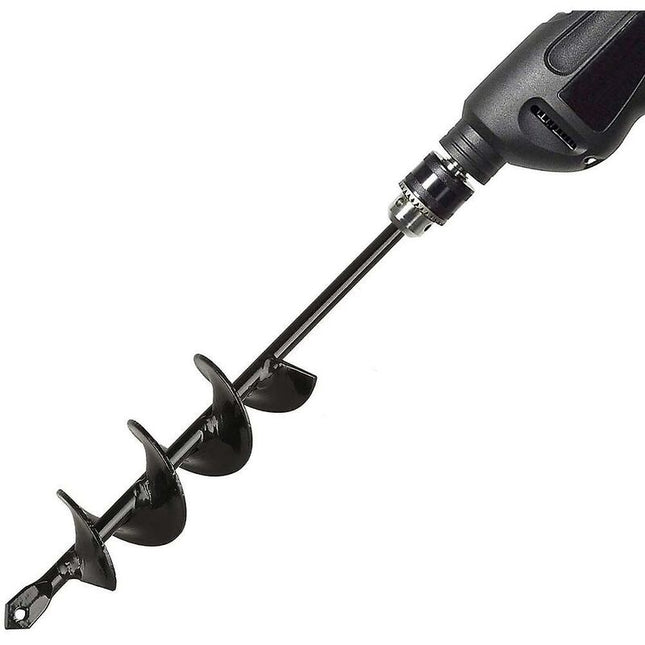 Garden Auger, Spiral Drill Gardening Tool For Planting Trees/Shrubs/Twist Drill/Planting Auger - 4×22Cm.
