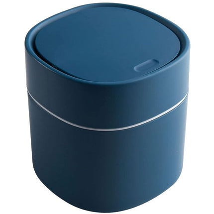 Tabletop Trash Can With Lid, Mini Plastic Trash Can, Small Tabletop Trash Can For Bedrooms, Dining ROoms, Bathrooms,.