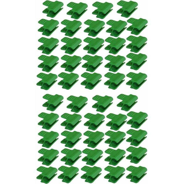 48 pcs Garden Hose Clips, Garden Shed Film Accessories, 16Mm Outer Diameter, Plant Stakes, Greenhouse Plastic Clips,.
