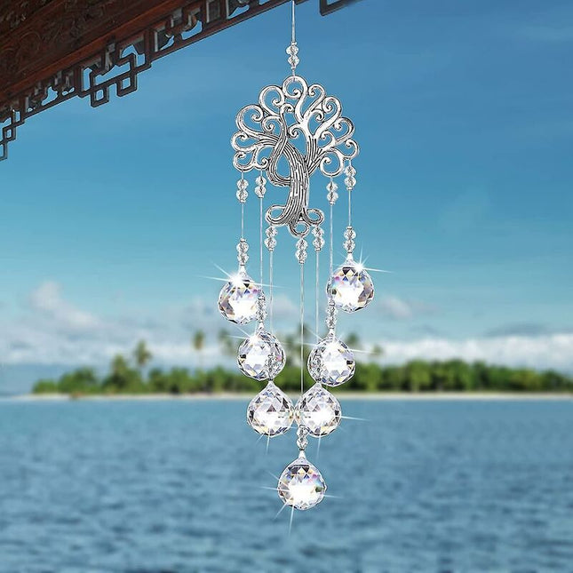 Crystal Suncatcher, Window Prism, Suncatcher, Hanging Sun Catcher For Home, Garden, Crystal Lamp, Curtain Pendant,.