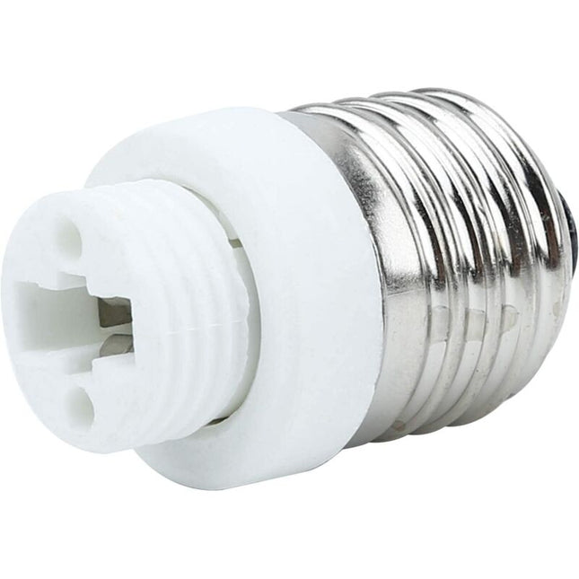 4X Lamp Socket Adapter E27 To G9 In White - 4 pcs Set Reformatting Converters For Lamp Sockets For Incandescent, LED,.