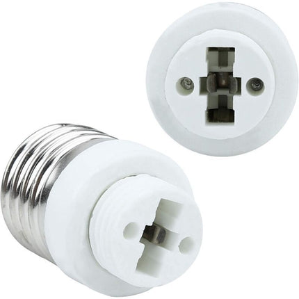 4X Lamp Socket Adapter E27 To G9 In White - 4 pcs Set Reformatting Converters For Lamp Sockets For Incandescent, LED,.
