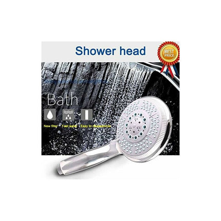 High Pressure Shower Head With 5 Adjustable Powerful Spray Modes, Universal Replacement Shower Head For Bathtub, 1/2".