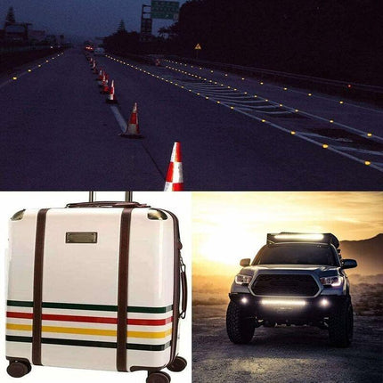 Reflective Tape - 5Cm × 3 Meters Self-Adhesive Reflective Tape, High Visibility Self-Adhesive Sticker For Vehicles Cars.