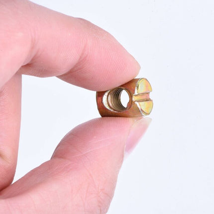 20 pcs M6 Slotted Nuts For Furniture Chairs Beds Cribs.