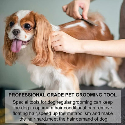 Right Handed Trimmer Knife Professional Dog Stripping Knife With Ergonomic Wooden Handle.