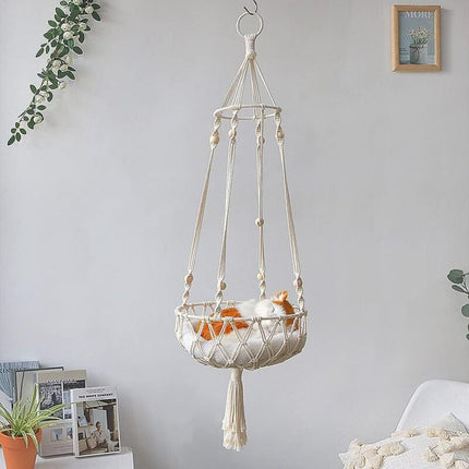 Hanging Cat Hammock - Indoor Cat Bed Cat Swing Nest Gifts For Cat Lovers.