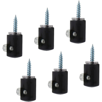 Chandelier Lighting Hook, 6 pcs Hanging Lighting Hooks For Chandelier Ceiling Lights Cable (Black).