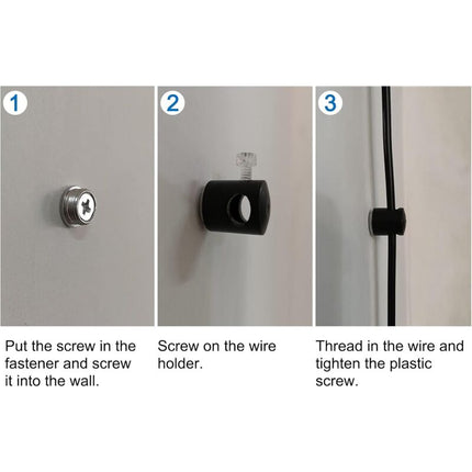 Chandelier Lighting Hook, 6 pcs Hanging Lighting Hooks For Chandelier Ceiling Lights Cable (Black).