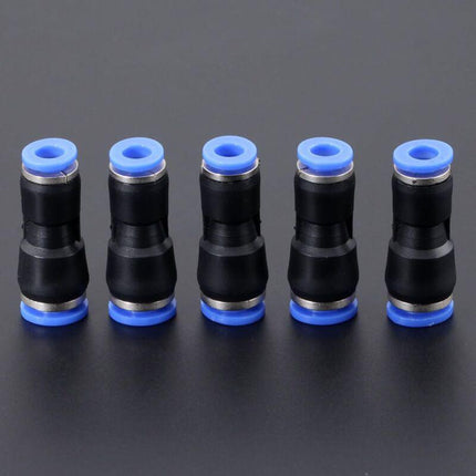 5 pcs Pneumatic Connectors Pneumatic Push In Straight Fittings Reducer Quick Release Fittings For Air Hose Pg8-6.