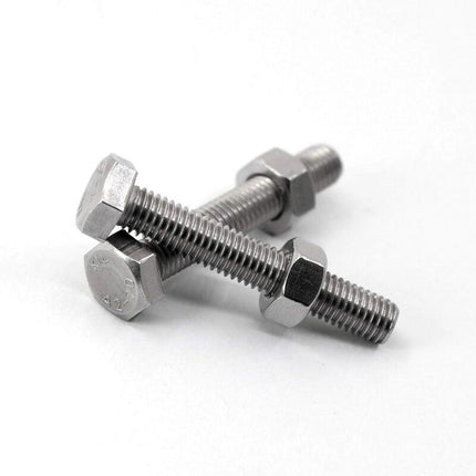 M8 X 50Mm 10 pcs 304 Stainless Steel Hexagon Socket Head Cap Bolts Outside Corner Hexagon Screw,Hex Bolts And Nuts Set.