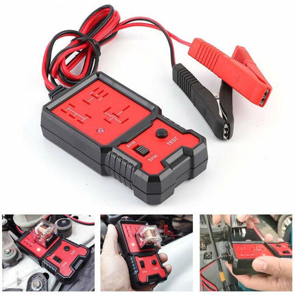 Automotive Relay Tester, 12V Electronic Automotive Relay Tester Auto Car Diagnostic Battery Checker Tool.