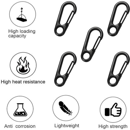 Mini Carabiner Clip, 5 Pieces Mini Carabiner Clip, Spring Carabiner Hook Keychain Clasps, Mini Carabiner Clips, For.