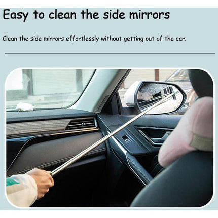 Professional Car Window Squeegee, Retractable Rearview Mirror Wiper, Expansion Length Is Up To 98Cm.