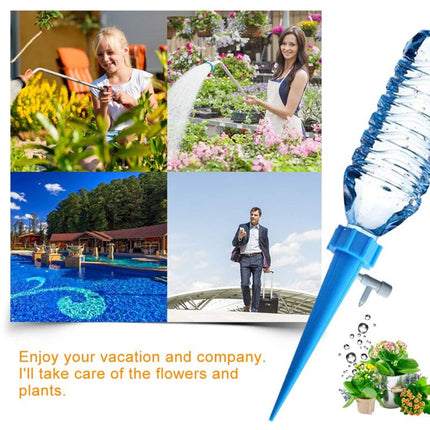Drip Bottle, Automatic Plant Waterer, Drip Irrigation With Control Valve For Garden, Home, Indoor, Outdoor（12Pc）.