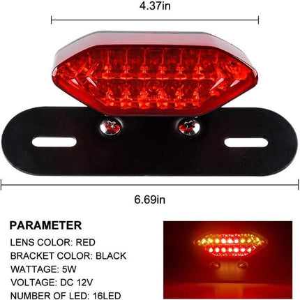 20 LED Motorcycle Tail Light Integrated Motorcycle LED Brake Light & Turn Signal Light Motorcycle LED Driving Lights.