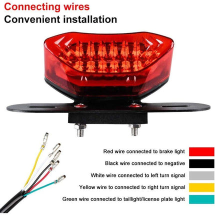 20 LED Motorcycle Tail Light Integrated Motorcycle LED Brake Light & Turn Signal Light Motorcycle LED Driving Lights.