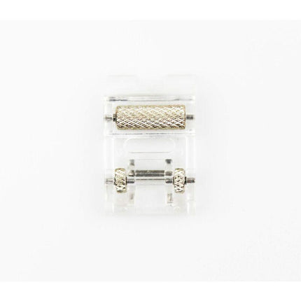 ROller Presser Foot With Wheel For Alfa, Singer, Elna, Juki, Silvercrest, Janome, Brother Sewing Machines (Snap-On).