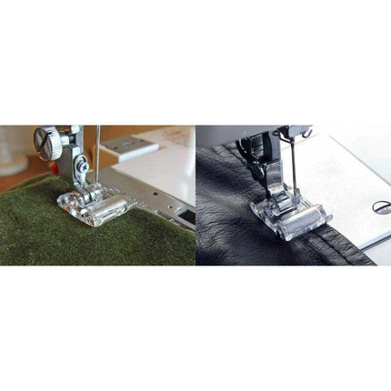 ROller Presser Foot With Wheel For Alfa, Singer, Elna, Juki, Silvercrest, Janome, Brother Sewing Machines (Snap-On).