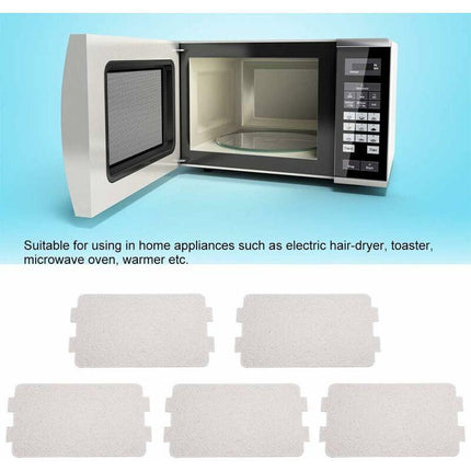 5 pcs Microwave Plate Sheet Replacement Microwave Oven Mica Plate Sheet Microwave Waveguide Cover Repair Accessory.