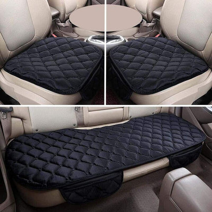 Car Seat Cushion Seat Cover Velvet Cover For Back Chair Front Seat Vehicle Protective Cover Mat Protector For Pets (2.