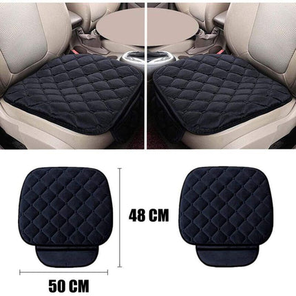 Car Seat Cushion Seat Cover Velvet Cover For Back Chair Front Seat Vehicle Protective Cover Mat Protector For Pets (2.