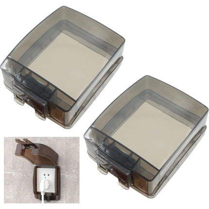 Waterproof Plastic Wall Switch Box - Hidden Water Box Cover, Power Socket Box, Universal Splash-Proof Socket.