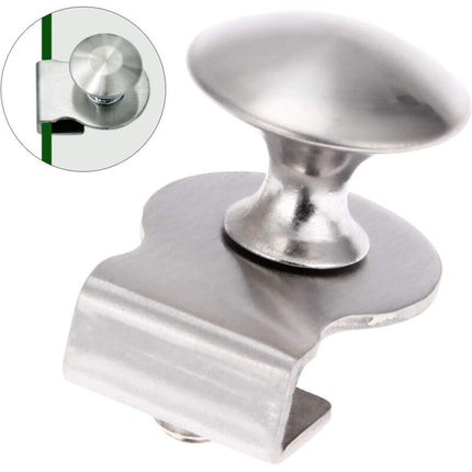 Stainless Steel Glass Door Handle / Clip / Glass Clip 5-8Mm Showcase Cabinet Furniture Drawer Handle, No Drilling, 2.