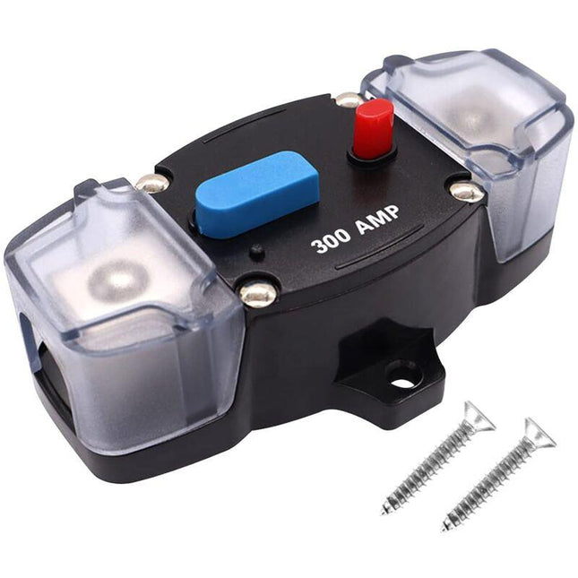 Car Fuse Holder 12V-48V Audio Fuse Protection System For Car, Rv, Boat (300A).