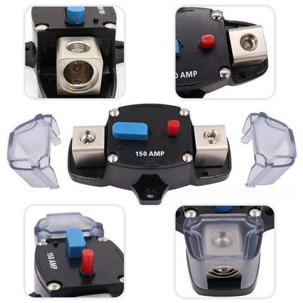 Car Fuse Holder 12V-48V Audio Fuse Protection System For Car, Rv, Boat (300A).