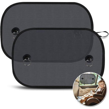 Baby Car Sun Shade, Car Window Sun Shade For Kids, Car Sun Protection Net, Uv/Heat Protection, Storage Bag Included, 50.