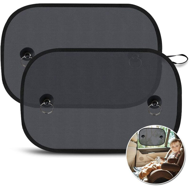 Baby Car Sun Shade, Car Window Sun Shade For Kids, Car Sun Protection Net, Uv/Heat Protection, Storage Bag Included, 50.