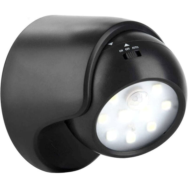 Outdoor Wall Light With Motion Sensor 1000 Lumen LED Outdoor Lighting Cordless Battery Powered Lighting 360 Degree.