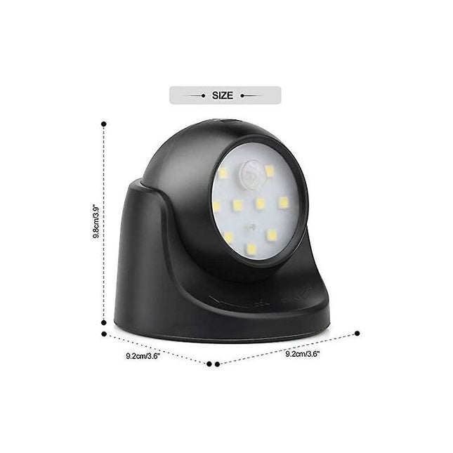 Outdoor Wall Light With Motion Sensor 1000 Lumen LED Outdoor Lighting Cordless Battery Powered Lighting 360 Degree.