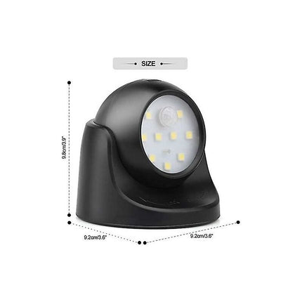 Outdoor Wall Light With Motion Sensor 1000 Lumen LED Outdoor Lighting Cordless Battery Powered Lighting 360 Degree.