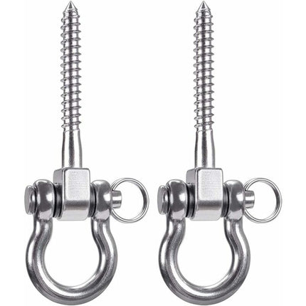 2 pcs 304 Stainless Steel Ceiling Hook, Suspension Trainer Hanging Kit For Hanging Chair, Hanging Lamp, Hammock,.