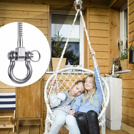 2 pcs 304 Stainless Steel Ceiling Hook, Suspension Trainer Hanging Kit For Hanging Chair, Hanging Lamp, Hammock,.