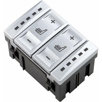 Seat Heating Control Knob Fit For Galaxy Mk3 S-Max Mondeo Mk4 6M2T19K314Ac Bs7T19K314Ab Silver.