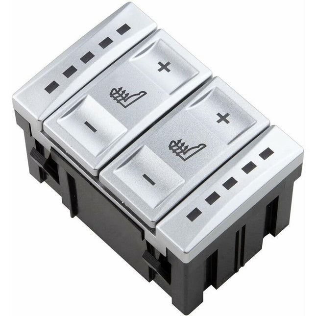 Seat Heating Control Knob Fit For Galaxy Mk3 S-Max Mondeo Mk4 6M2T19K314Ac Bs7T19K314Ab Silver.