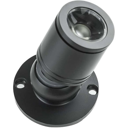 10 X LED Mini Recessed Spotlights, 1Wled Mini Spotlight, With Driver, 100-265V [Energy Class A+] (Black, Cool Light).