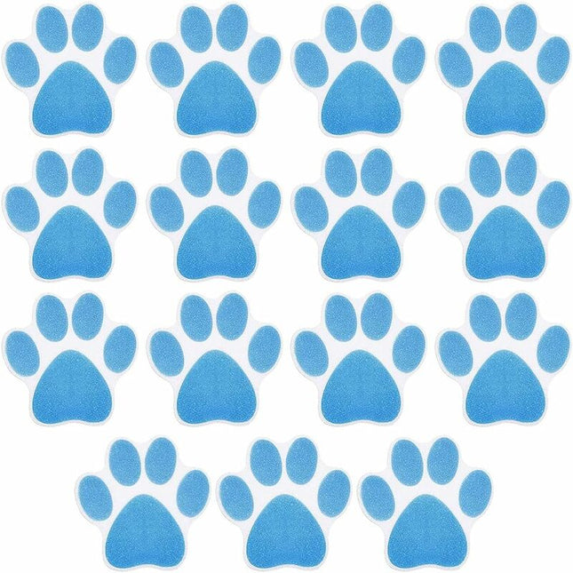 15 pcs Non-Slip Bathtub Stickers Kids Adult Shower Anti-Slip Stickers Dog Paw Waterproof Non-Slip Pads For Bathtub,.