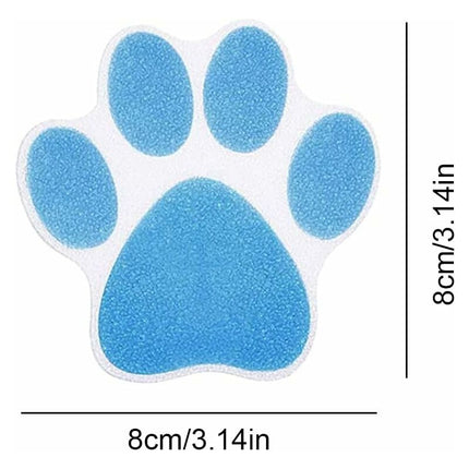 15 pcs Non-Slip Bathtub Stickers Kids Adult Shower Anti-Slip Stickers Dog Paw Waterproof Non-Slip Pads For Bathtub,.