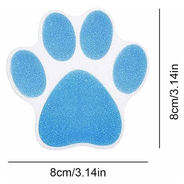 15 pcs Non-Slip Bathtub Stickers Kids Adult Shower Anti-Slip Stickers Dog Paw Waterproof Non-Slip Pads For Bathtub,.