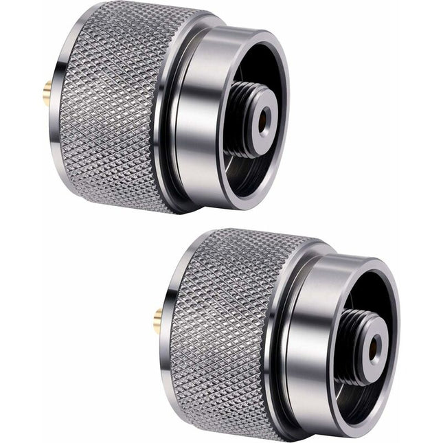 Parts Camping Stove Adapter 1 Lb Propane Small Tank Inlet Outlet Outdoor Cylinder Lpg Canister Adapter.