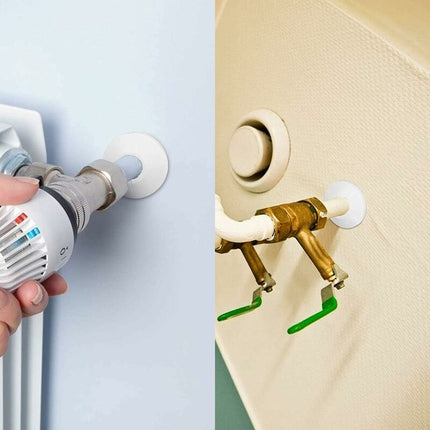 Plastic Radiator Garland, Tianhe 30 pcs Radiator Garland Pipe Cover Hot And Cold Water Gas Pipe Plastic Heating Pipe.